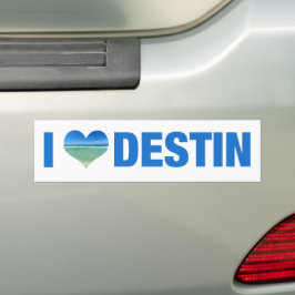 アイラデスティンフロリダキュートビーチ バンパーステッカー