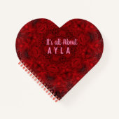 アイラハッピーバースデースパイラルノートについて ノートブック (正面)