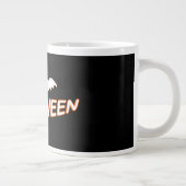 アイラハロウィーン(こうもり)オレンジホワイト ジャンボコーヒーマグカップ (右)