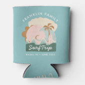 アイラパーソナライズされたンドファミリーサーフトリップボトルまたは 缶クーラー (正面)