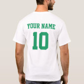 アイラパーソナライズされたンド代表ジャージー Tシャツ (裏面)