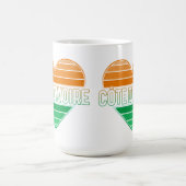 アイラブアイボリーコーストコートコートコートコートジボワールハート コーヒーマグカップ (中央)
