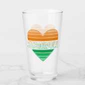 アイラブアイボリーコーストコートコートコートコートジボワールハート タンブラーグラス (裏面)