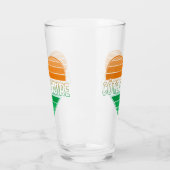 アイラブアイボリーコーストコートコートコートコートジボワールハート タンブラーグラス (左)