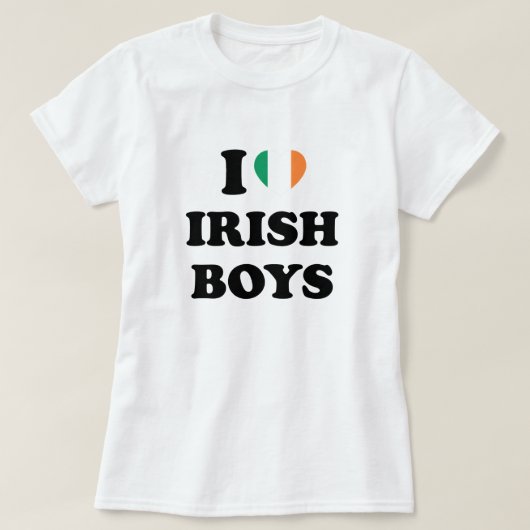 アイラブアイリッシュボーイズ Tシャツ (デザイン正面)