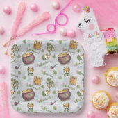 アイラブアイルランドセントパトリックの日紙プレート ペーパープレート (パーティー)