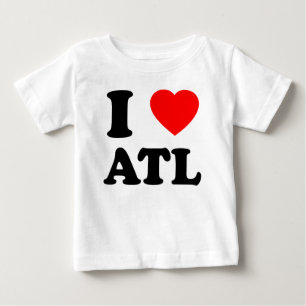 アイラブアトルハートクールアトランタ ベビーTシャツ