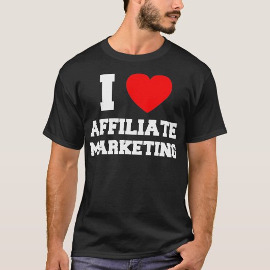 アイラブアフィリエイトマーケティング Tシャツ (正面)