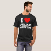 アイラブアフィリエイトマーケティング Tシャツ (正面フル)