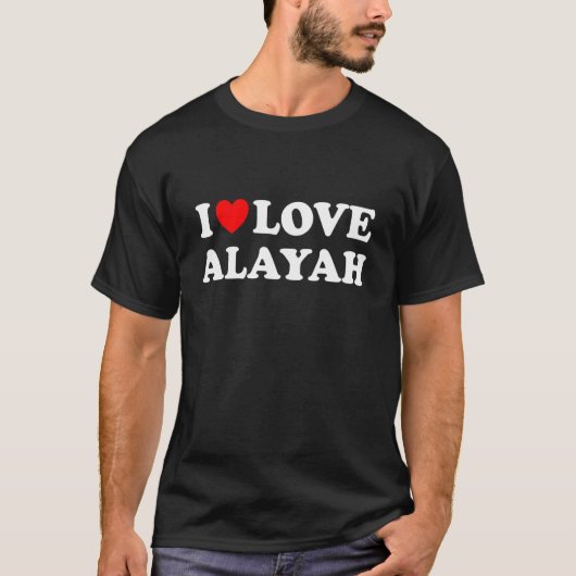 アイラブアラヤIハートアラヤ Tシャツ (正面)