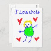 アイラブアンクル ポストカード (正面/裏面)