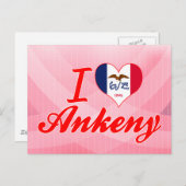 アイラブアンケニー、アイオワ ポストカード (正面/裏面)