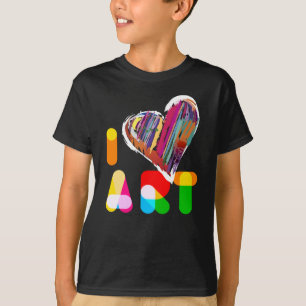 アイラブアートアーティストクリエイティブアート Tシャツ