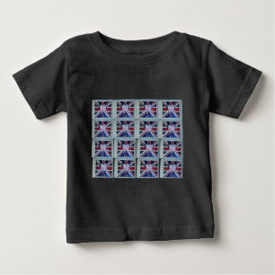 アイラブイングランドアートプリント ベビーTシャツ