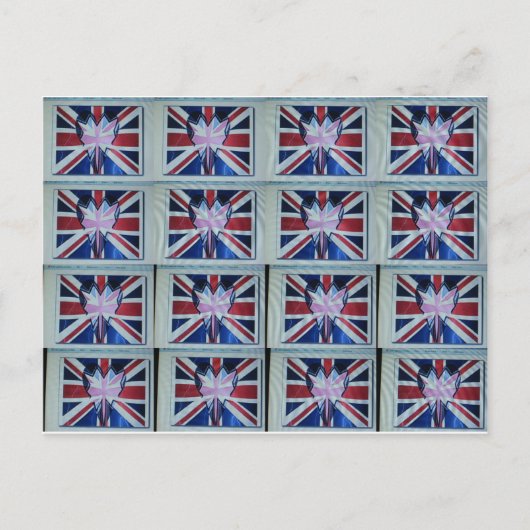 アイラブイングランドアートプリント ポストカード (正面)