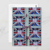 アイラブイングランドアートプリント ポストカード (正面/裏面)