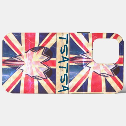 アイラブイングランドアートプリント Case-Mate iPhoneケース (裏面 (横))