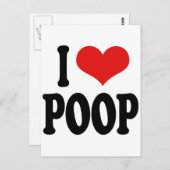 アイラブウンチ ポストカード (正面/裏面)