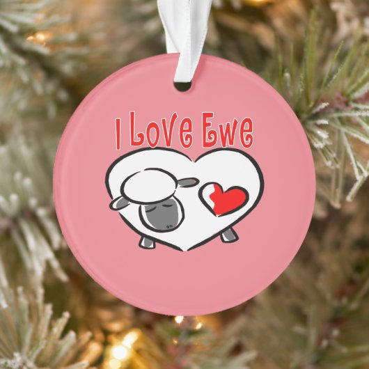 アイラブエウロマンチック引用文 オーナメント (ツリー)