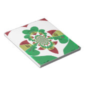 アイラブエチオピア – ハートフェルトラスタアート ノートパッド (アングル)