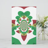 アイラブエチオピア – ハートフェルトラスタアート 便箋 (スタンド正面)