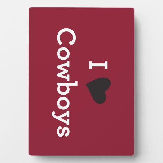 アイラブカウボーイズ フォトプラーク (正面)