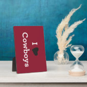 アイラブカウボーイズ フォトプラーク (側面)