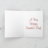 アイラブカナダグリーティングカード カード (内部)