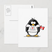 アイラブカナダペンギン ポストカード (正面/裏面)