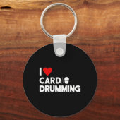 アイラブカーディオドラミングジムフィットネスCLトレーニング キーホルダー (正面)