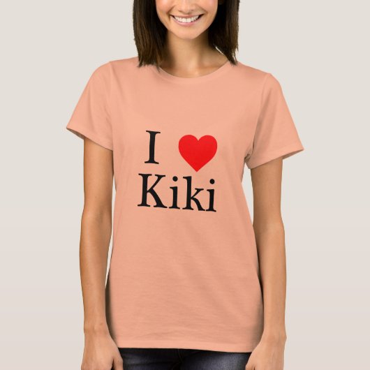 アイラブキキキシャツ Tシャツ (正面)