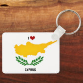 アイラブキプロス キーホルダー (正面)
