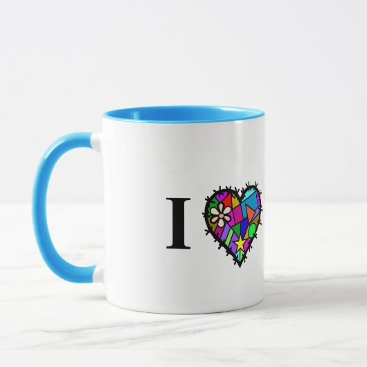 アイラブキルティングマグ マグカップ (左)