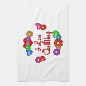 アイラブキルティング キッチンタオル (縦)