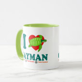 アイラブケイマンカリブのスタイルお土産 マグカップ (正面左)