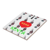 アイラブケニヤマサイアートプリント タイル (側面)