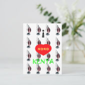 アイラブケニヤマサイアートプリント ポストカード (スタンド正面)