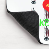 アイラブケニヤマサイアートプリント マウスパッド (コーナー)