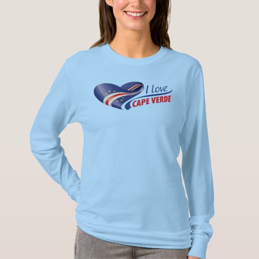 アイラブケープヴェルデ Tシャツ (正面)