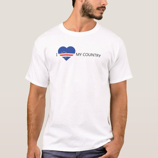 アイラブケープヴェルデ Tシャツ (正面)