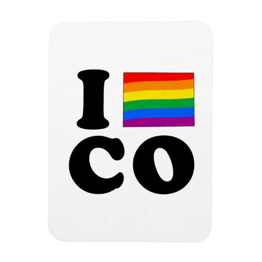 アイラブゲイコロラド マグネット (縦)