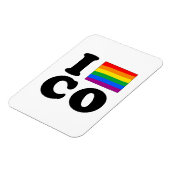 アイラブゲイコロラド マグネット (左側)