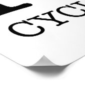 アイラブサイクリング ポスター (角)