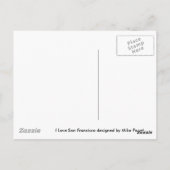 アイラブサンフランシスコ ポストカード (裏面)