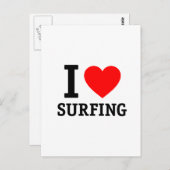 アイラブサーフィン ポストカード (正面/裏面)