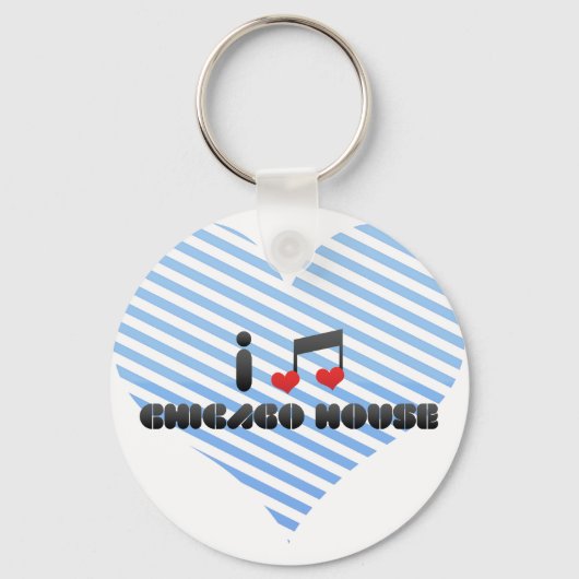 アイラブシカゴハウス キーホルダー (正面)