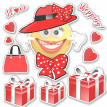 アイラブショッピング笑顔ファッション絵文字