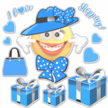 アイラブショッピング笑顔ファッション絵文字