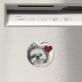 アイラブシーズー（犬） – ツス冷蔵庫用マグネット マグネット (インサイチュ (食洗機))