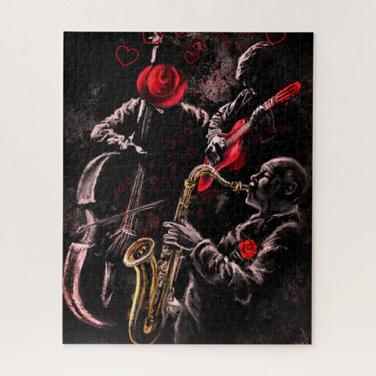 アイラブジャズミュージックパズル ジグソーパズル (縦)